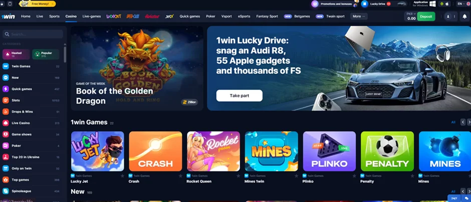 1win online casino